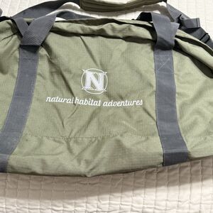 Natural Habitats Adventures Green Duffel Bag